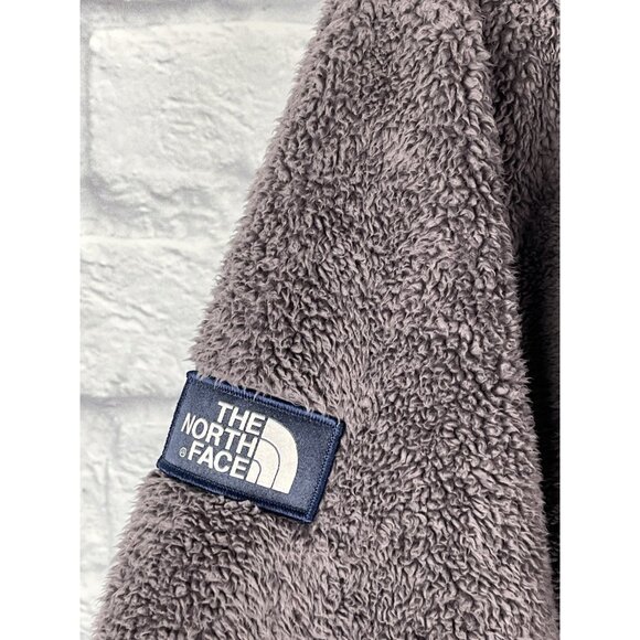 THE NORTH FACE Women's Purple Hooded Campshire Bomber Full Zip Fleece XL - Picture 4 of 5